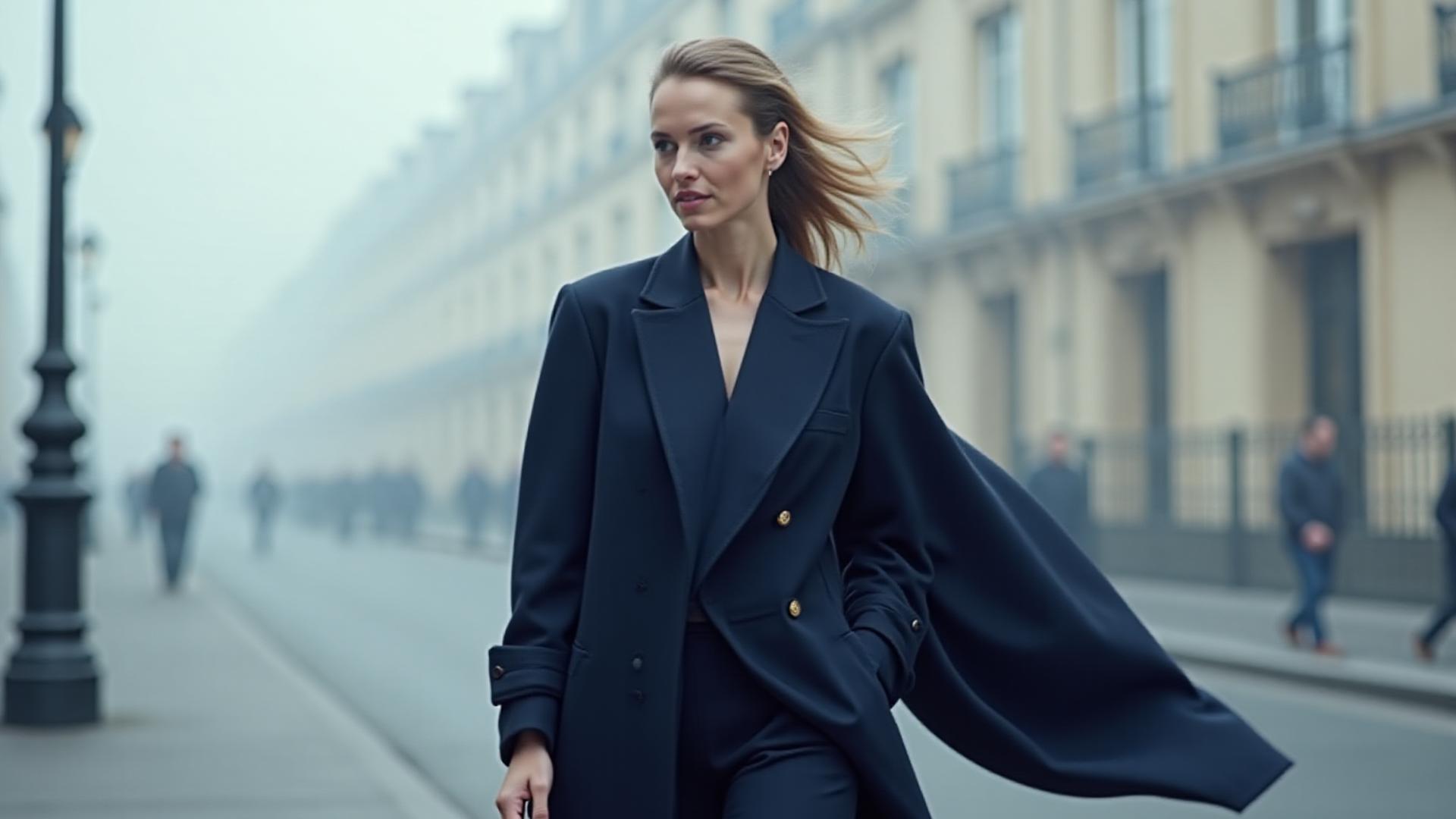 Blazer fluide Borealis Threads en mouvement